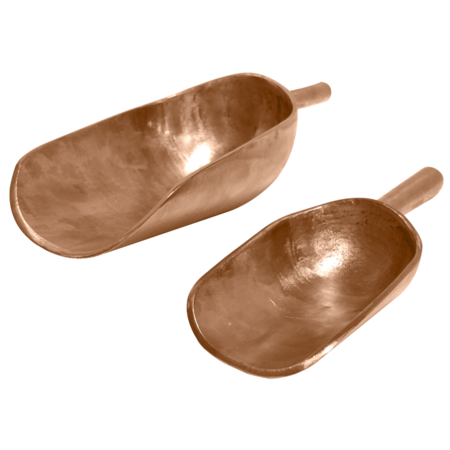 PAHWA Scoop Shovel, Copper Titanium Blade, 12 in L SU-1008